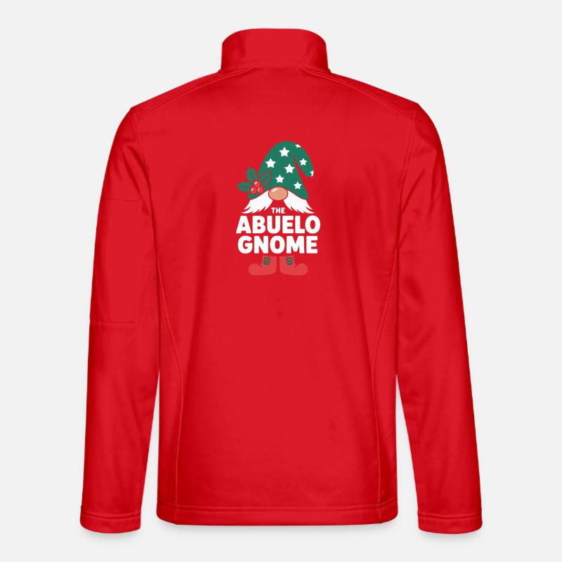 Abuelo Gnome Christmas - Unisex Softshell Jacket - red