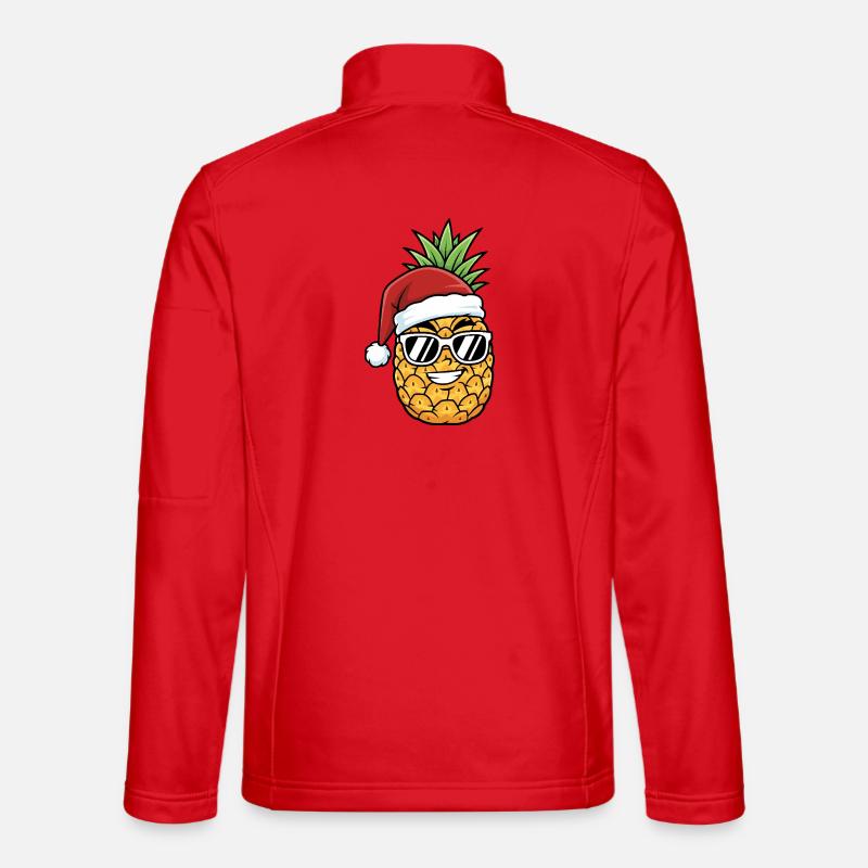 Christmas Pineapple Art Unisex Softshell Jacket