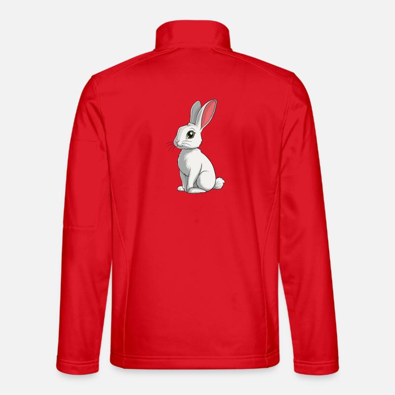 Bunny Bunny - Unisex Softshell Jacket - red