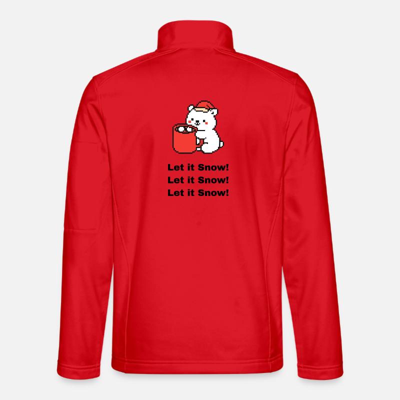 Kleiner Polarbär - Unisex Softshelljacke - Rot