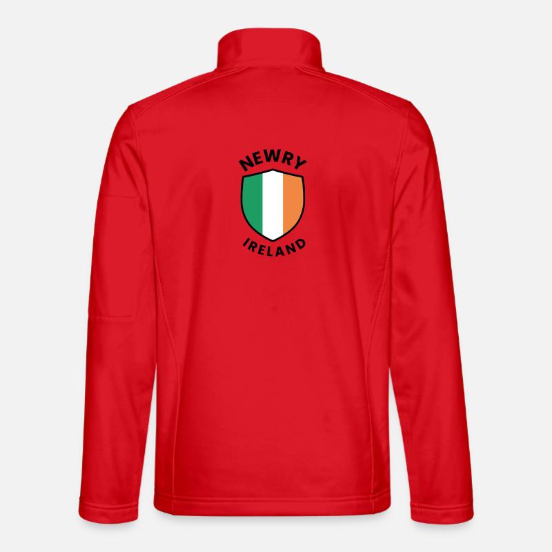 Newry-Irland-Schild - Unisex Softshelljacke - Rot