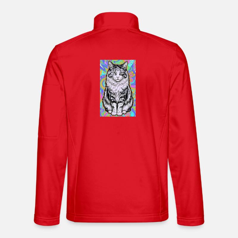 chat Veste en tissu softshell Unisexe
