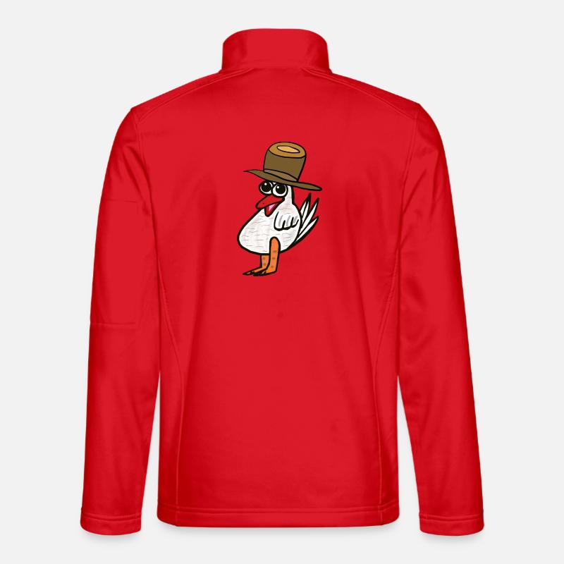 Huhn Hahn Hühner Kinder Kind Unisex Softshelljacke
