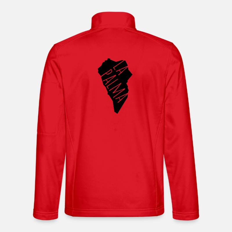 La Palma - Unisex Softshelljacke - Rot