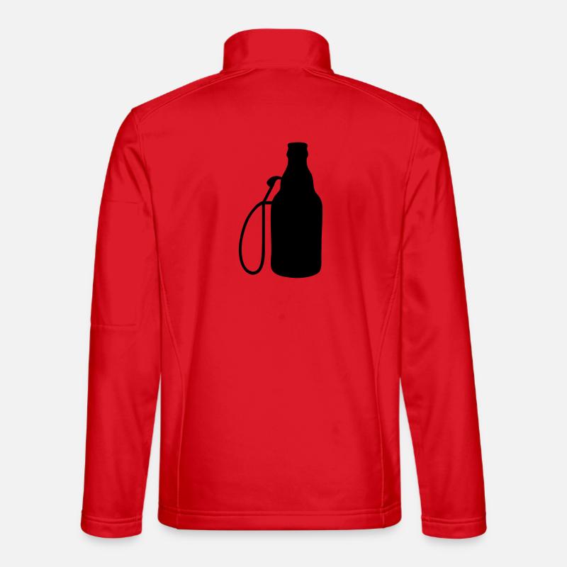 Biertankstelle - Unisex Softshelljacke - Rot