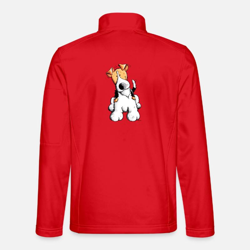 Funny Fox Terrier Unisex Softshell Jacket
