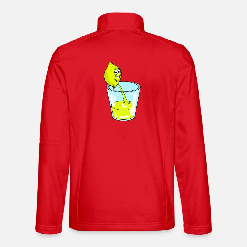 Zitrone Unisex Softshelljacke