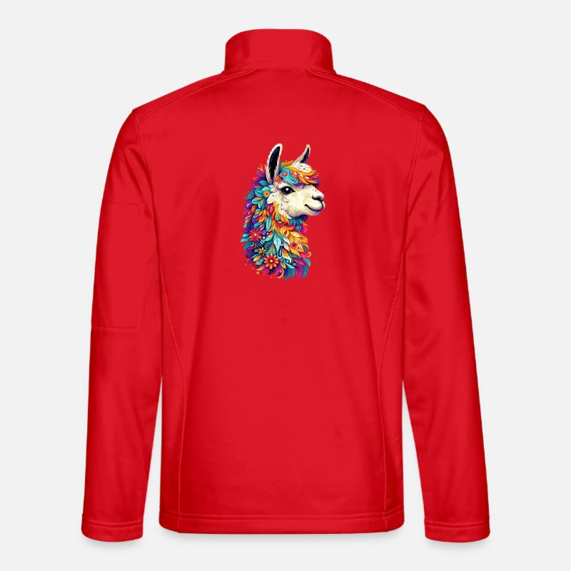 Alpaka - Unisex Softshelljacke - Rot