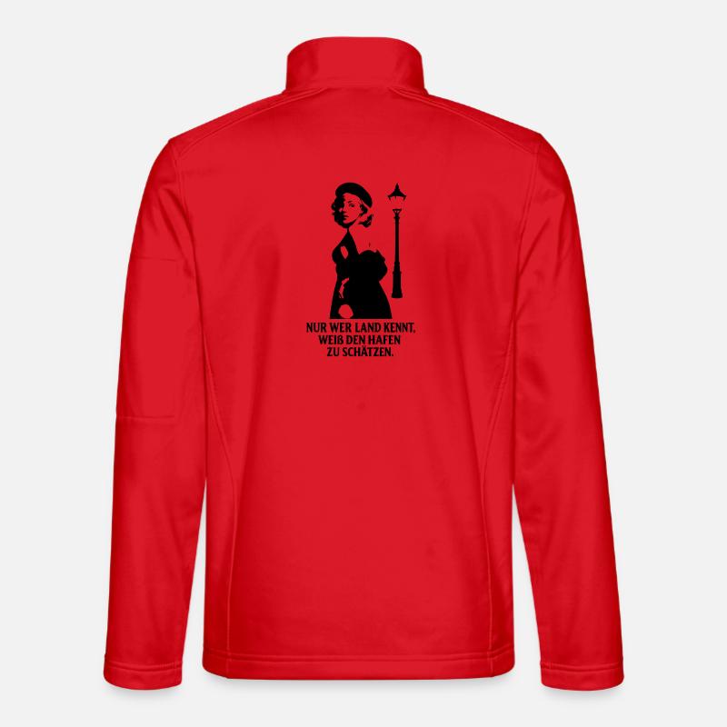 hafen leichtes mädchen Unisex Softshelljacke