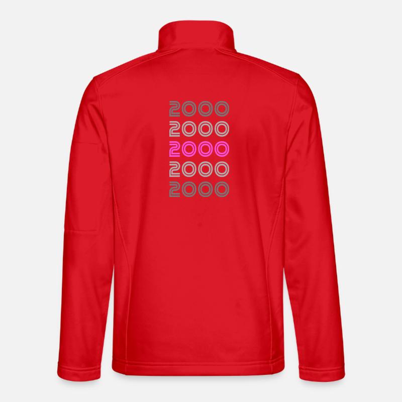 retro 2000 - Unisex Softshell Jacket - red
