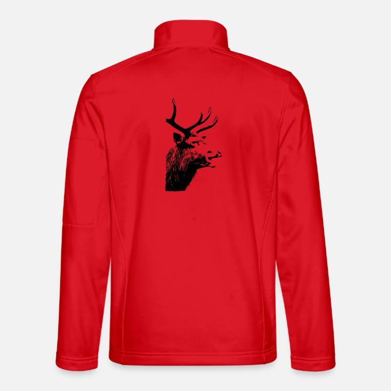 BELLOWING - Unisex Softshell Jacket - red
