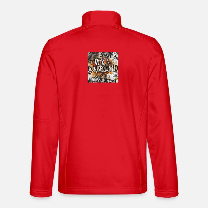 Ich werde es Graffiti machen - Unisex Softshelljacke - Rot