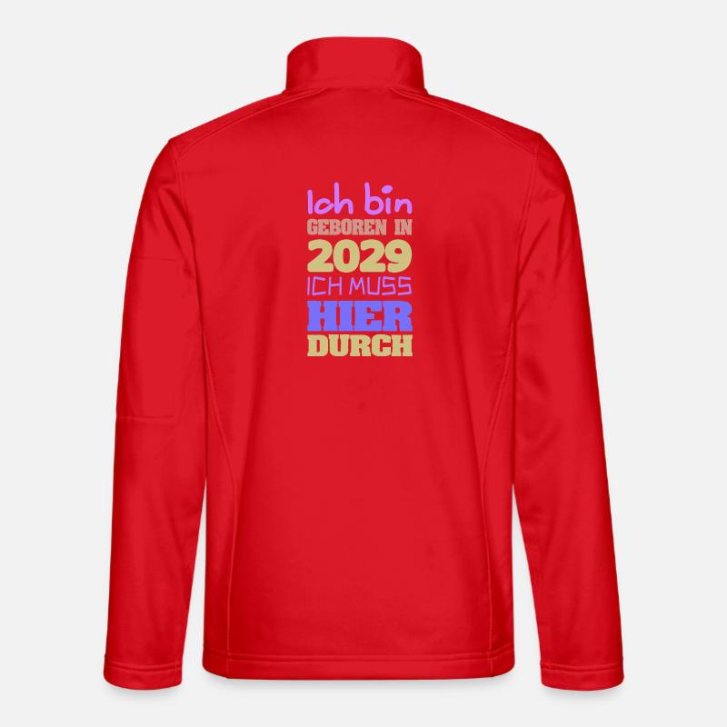 in 2029 - Unisex Softshell Jacket - red