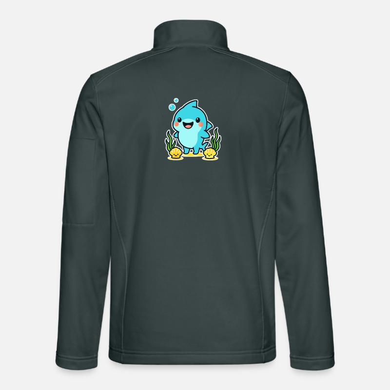 Dolphin Underwater Delight Unisex Softshell Jacket