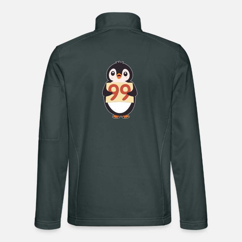 Panneau de compte à rebours du Pingouin 99 Veste en tissu softshell Unisexe