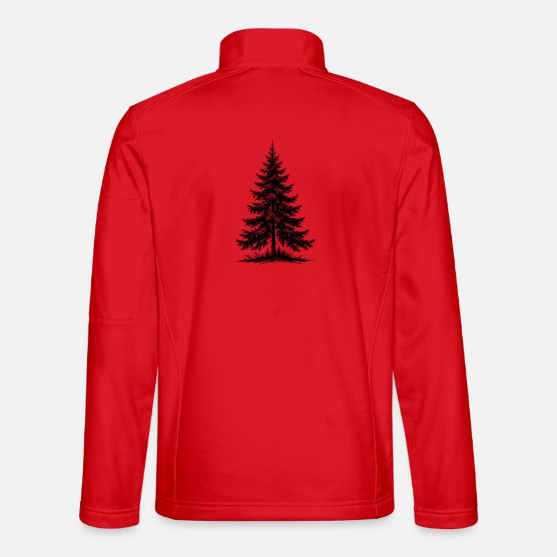 Fir - Unisex Softshell Jacket - red