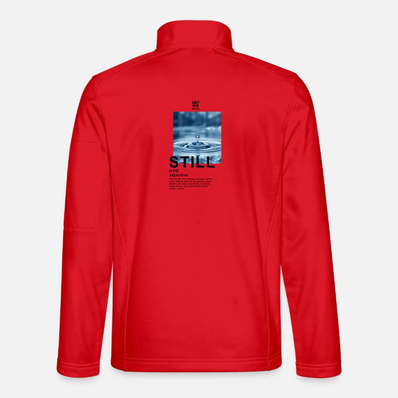 Still Water - Unisex Softshell Jacket - red