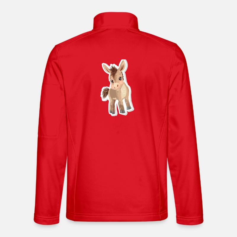 Esel - Unisex Softshelljacke - Rot