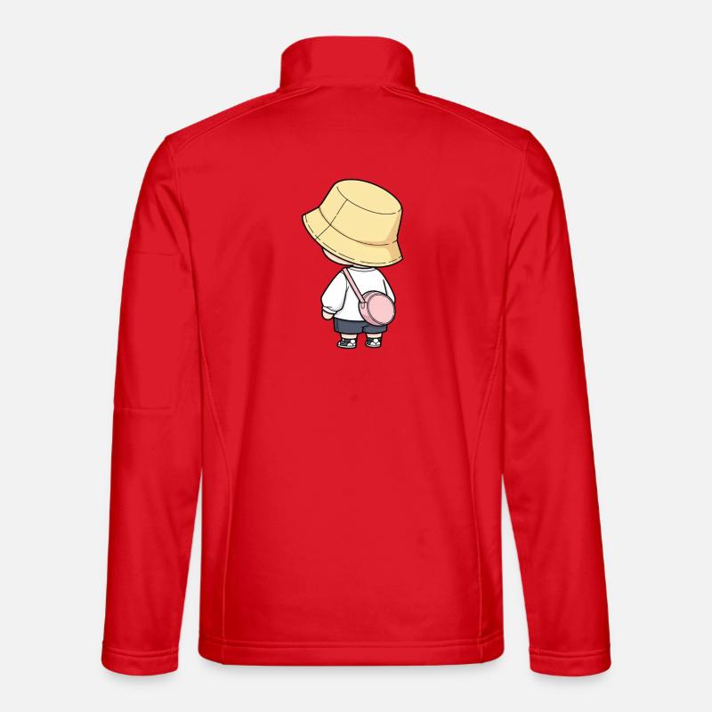 Petit explorateur au bob Veste en tissu softshell Unisexe