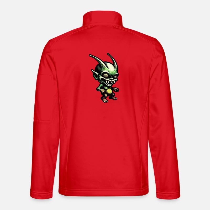 Green Goblin im Retro-Comic-Stil Unisex Softshelljacke
