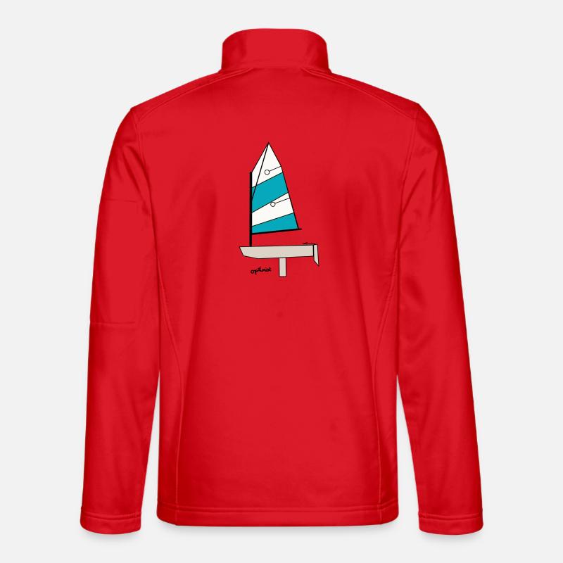 Optimist Voilier Variante 3 Veste en tissu softshell Unisexe