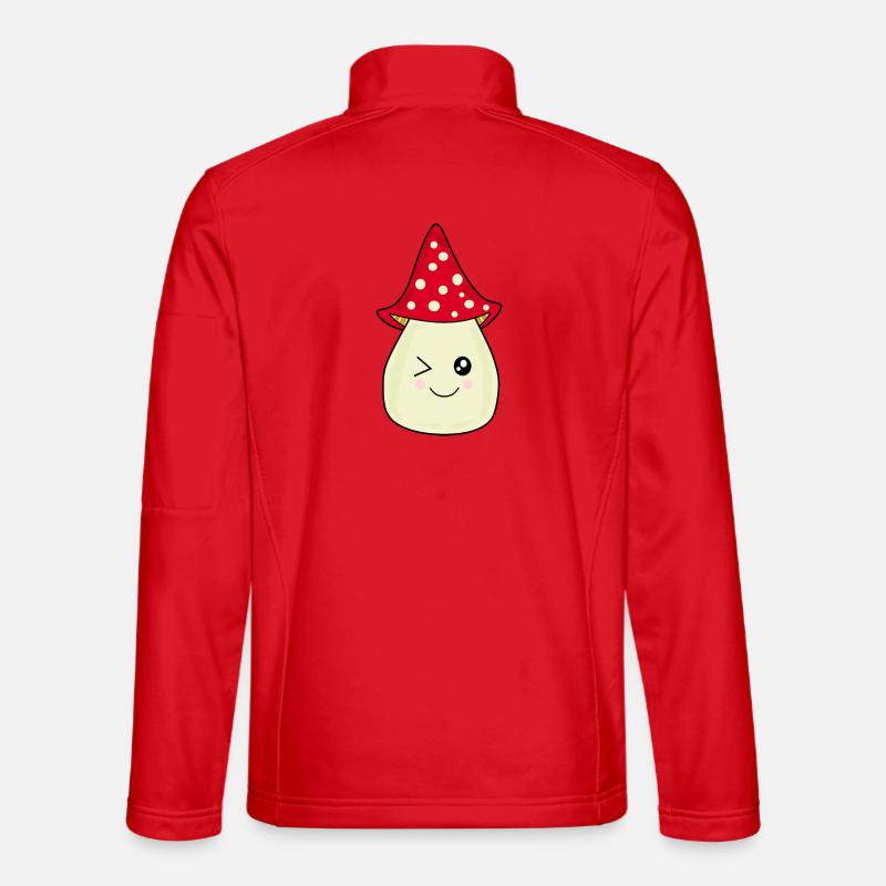Toadstool, mushroom in the woods gift Unisex Softshell Jacket