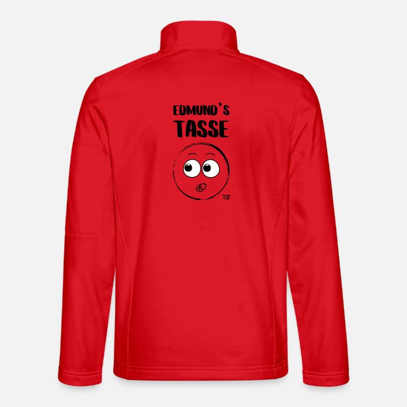 Edmunds Tasse - Unisex Softshelljacke - Rot