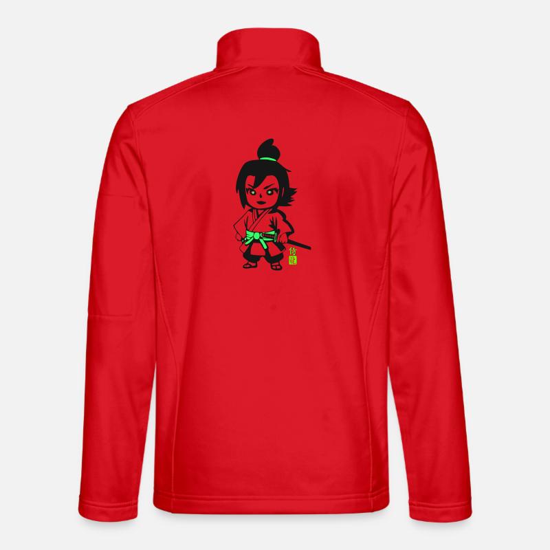 Kleiner Samurai  - Unisex Softshelljacke - Rot