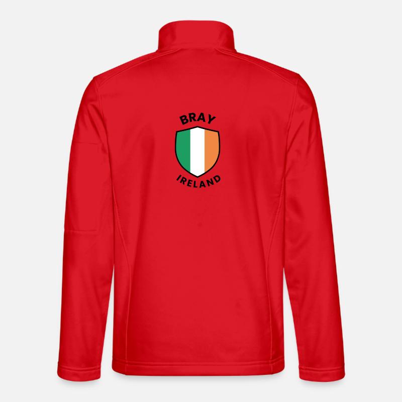 Fierté du Bouclier d’Irlande de Bray Veste en tissu softshell Unisexe
