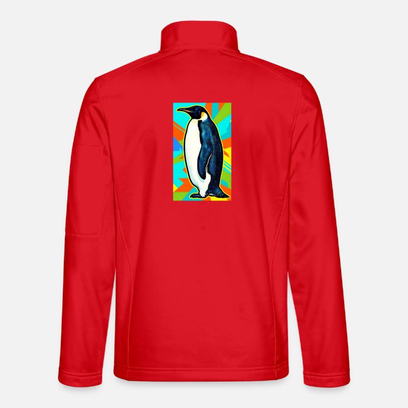 Pinguin - Unisex Softshelljacke - Rot