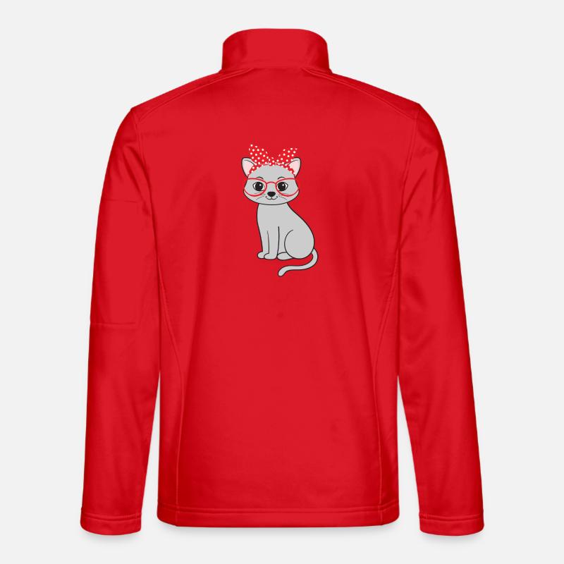 Chat Chats Veste en tissu softshell Unisexe