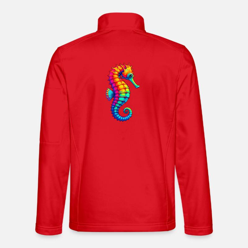 Seahorse - Unisex Softshell Jacket - red