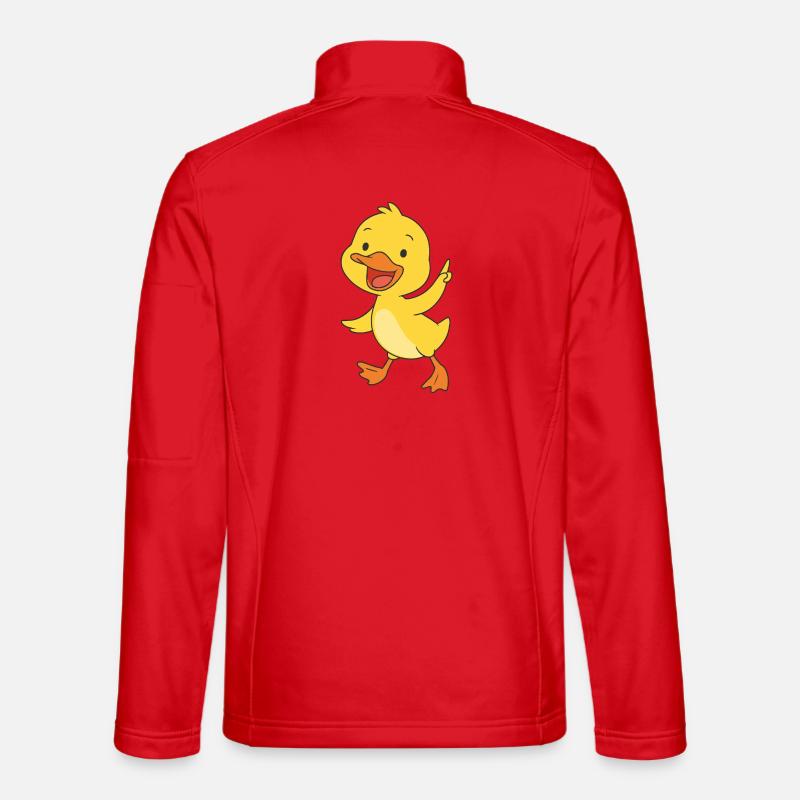 Happy Chick Parade - Unisex Softshell Jacket - red
