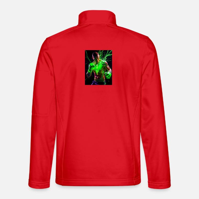 Powerful Lightning Suit - Unisex Softshell Jacket - red