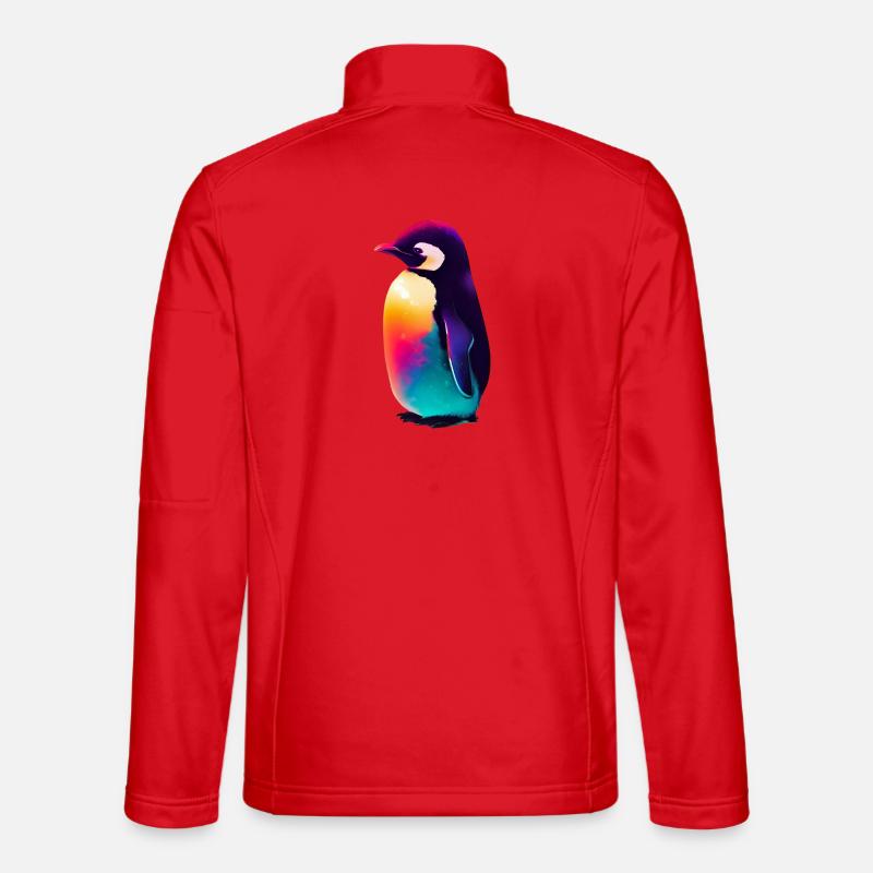 Pinguin - Unisex Softshelljacke - Rot
