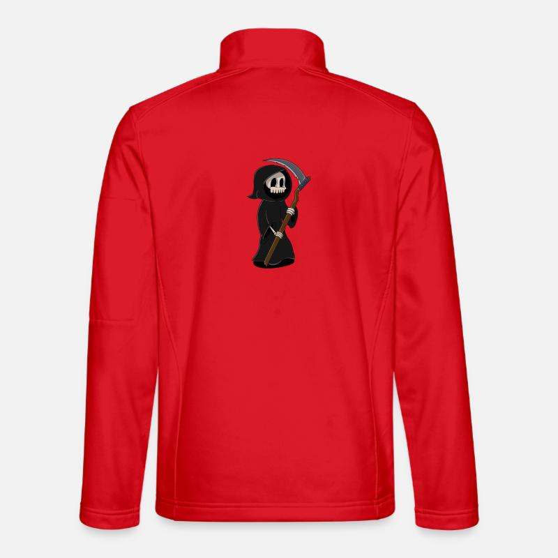 Skull - Unisex Softshelljacke - Rot