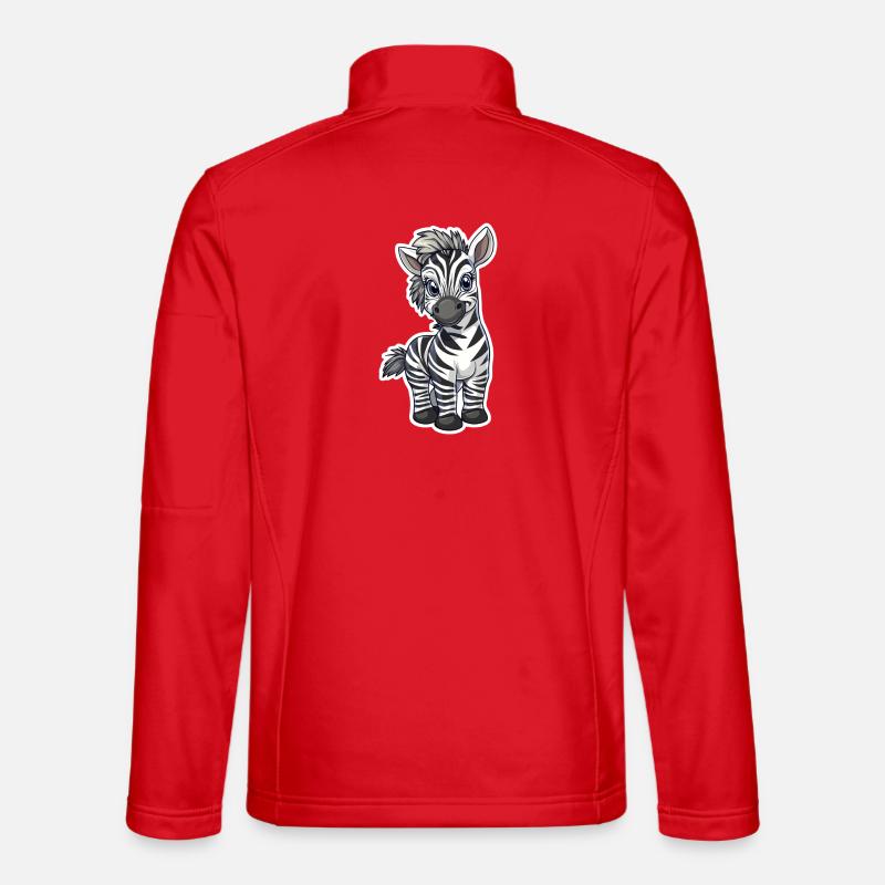 Zebra - Unisex Softshell Jacket - red