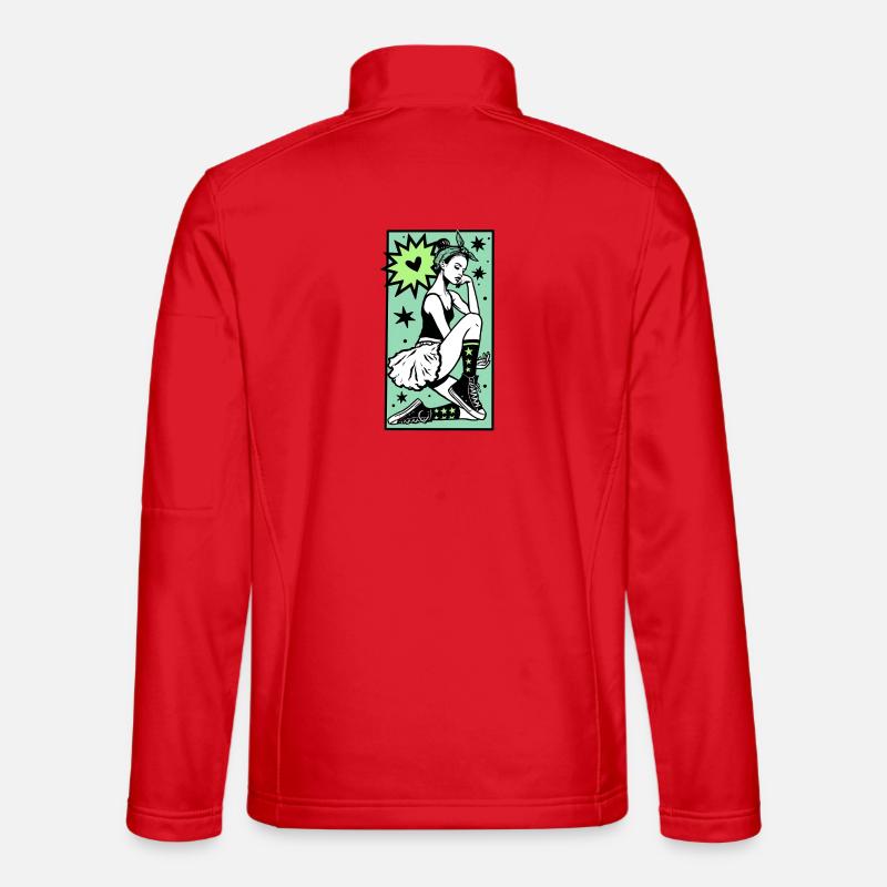 Danseuse #1 - Veste en tissu softshell Unisexe - rouge