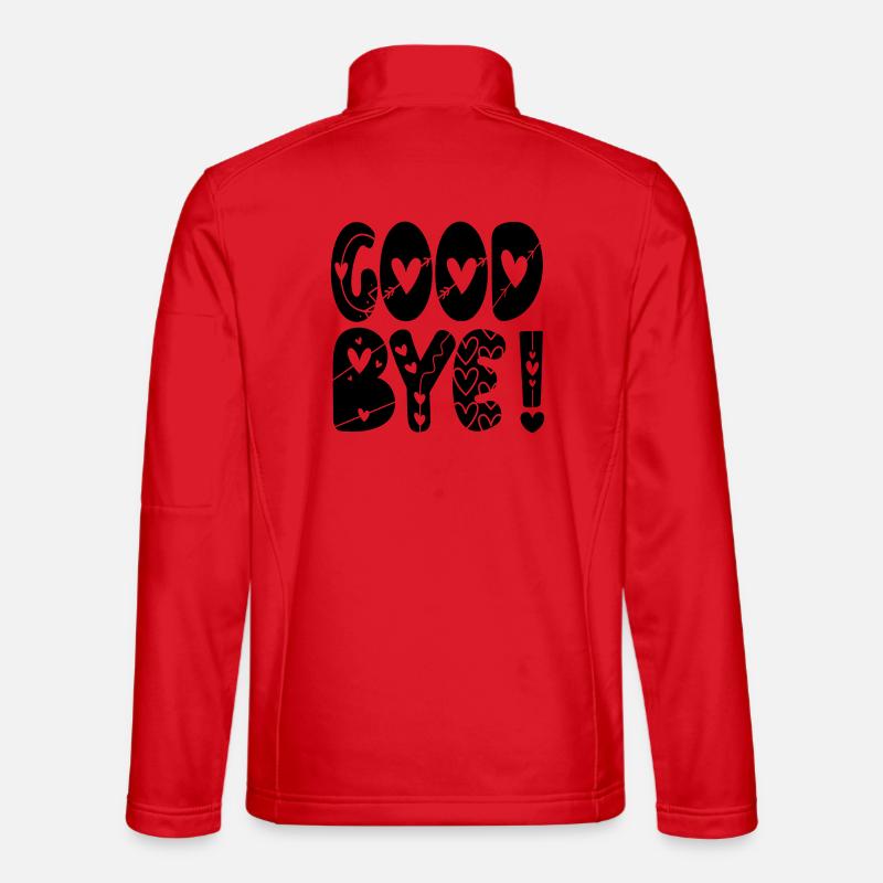 GOODBYE ABSCHIED Unisex Softshelljacke