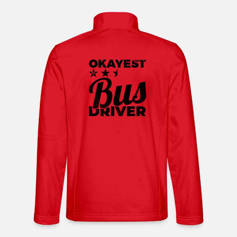 Mittelmäßiger Busfahrer - Unisex Softshelljacke - Rot