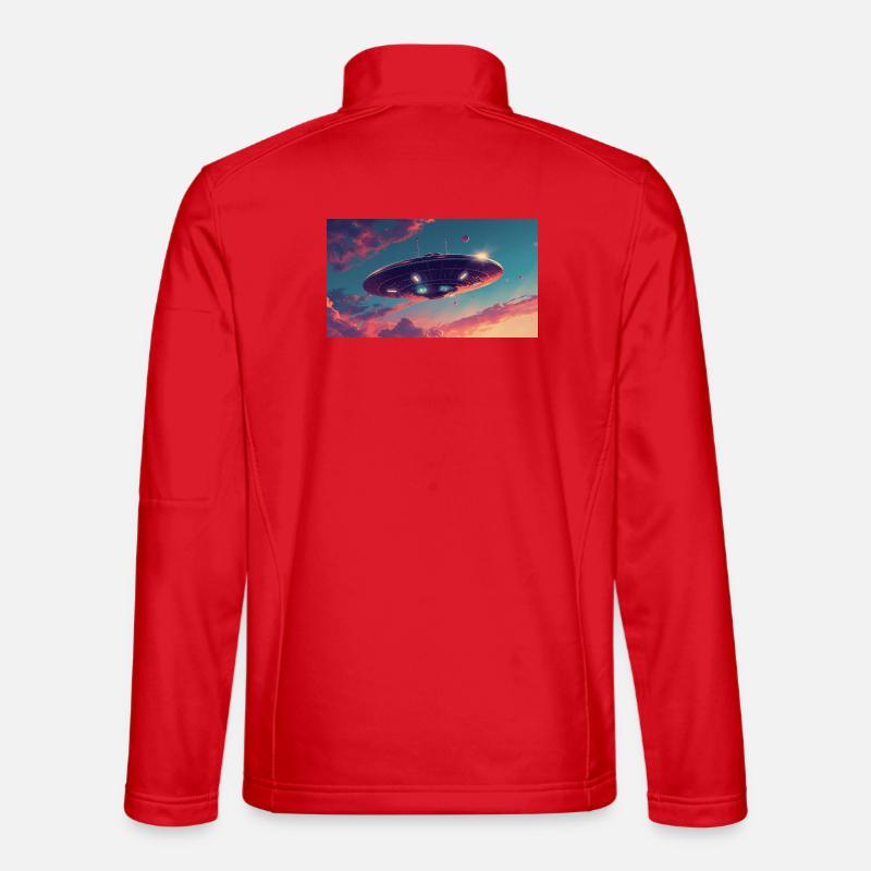 UFO-Stil - Unisex Softshelljacke - Rot