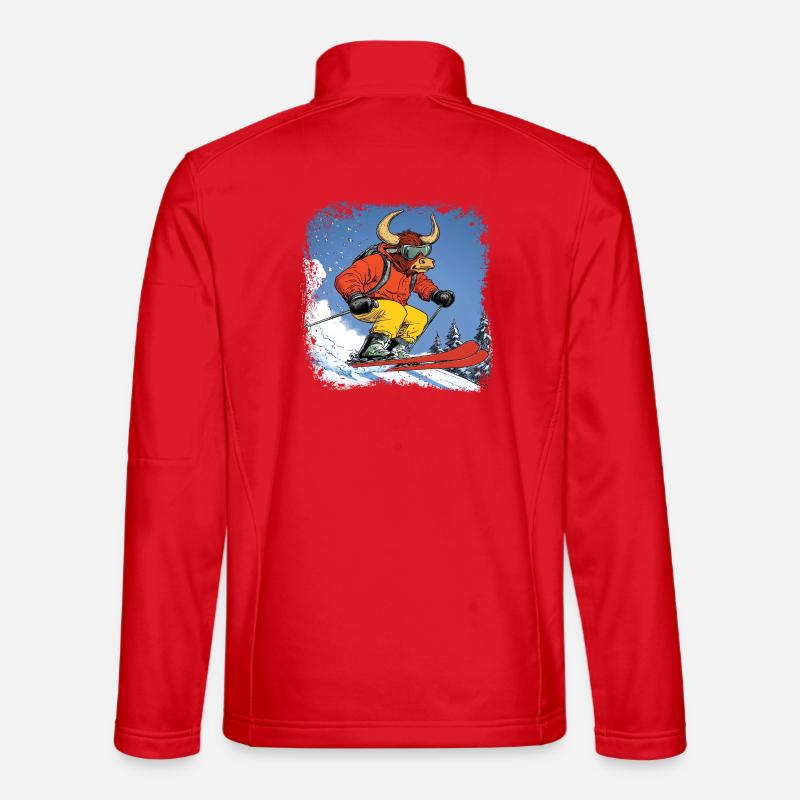 Ski Taurus - Unisex Softshell Jacket - red