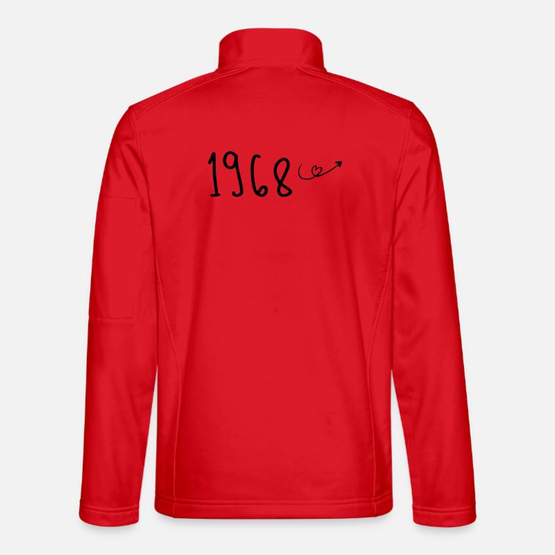 1968 Anniversary 1968 Retro 1968 - Unisex Softshell Jacket - red