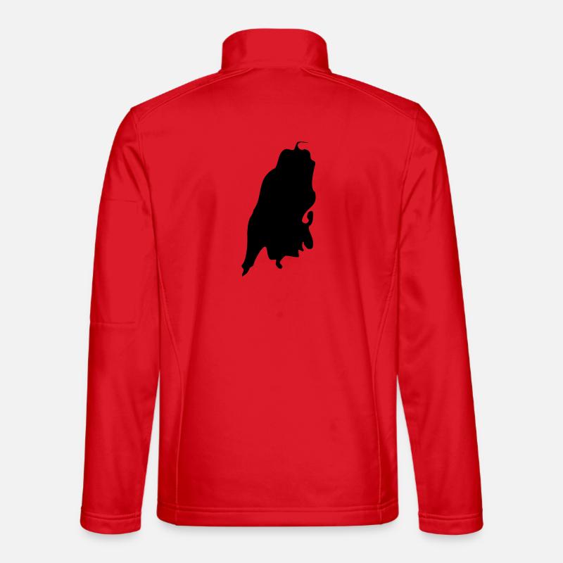 Lefkada - Veste en tissu softshell Unisexe - rouge