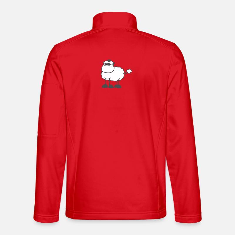 skepticalsheep - Unisex Softshell Jacket - red