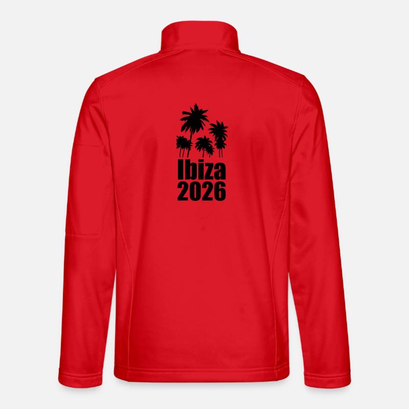 Ibiza 2026 - Unisex Softshelljacke - Rot