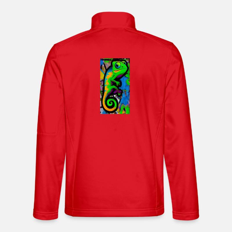 Chamäleon - Unisex Softshelljacke - Rot