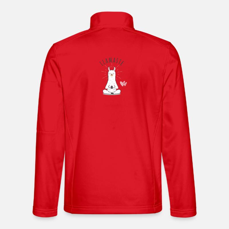 Llamaste Meditation Lama Unisex Softshell Jacket