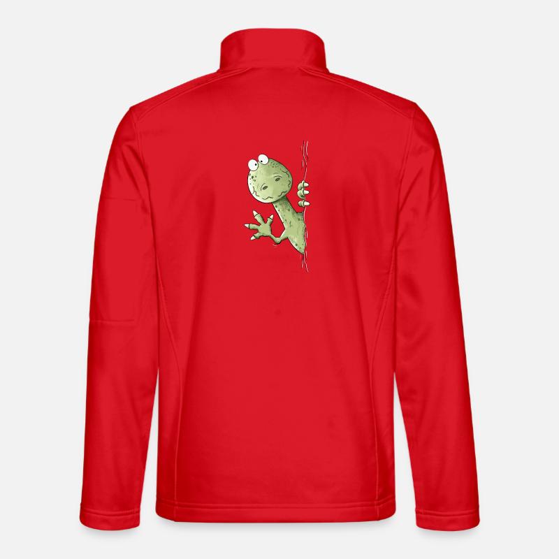 Droll Dino I Raptor Dinosaur Unisex Softshell Jacket