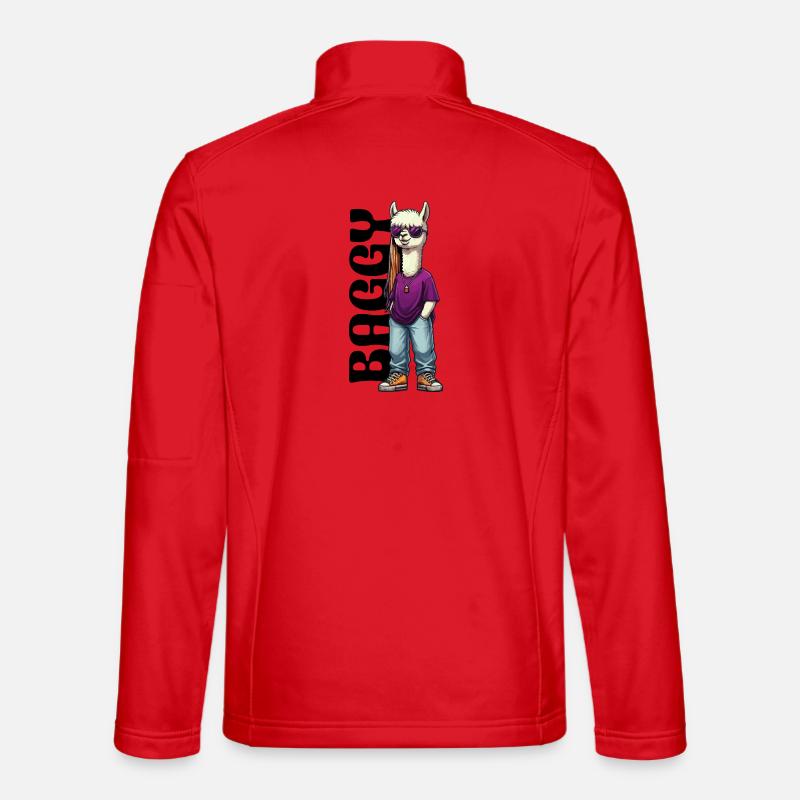 Baggy Alpaca - Unisex Softshell Jacket - red